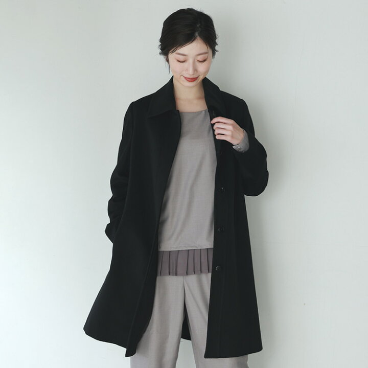 楽天市場】カシミヤ コート 100% ステンカラーコート レディース 冬  