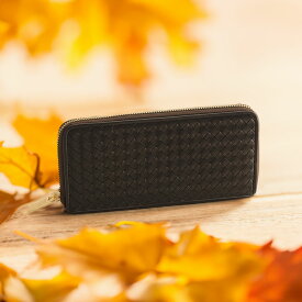 【5％オフクーポン】ラウンドファスナー長財布 メンズ doob London ドゥーブロンドン 本革 イントレチャート ネイビー パールトープ ダークブラウン ブラック 誕生日 プレゼント ギフト 4FC (09000072-mens-1r)