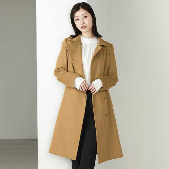 楽天市場】カシミヤ コート レディース カシミヤ100% ロングコート  