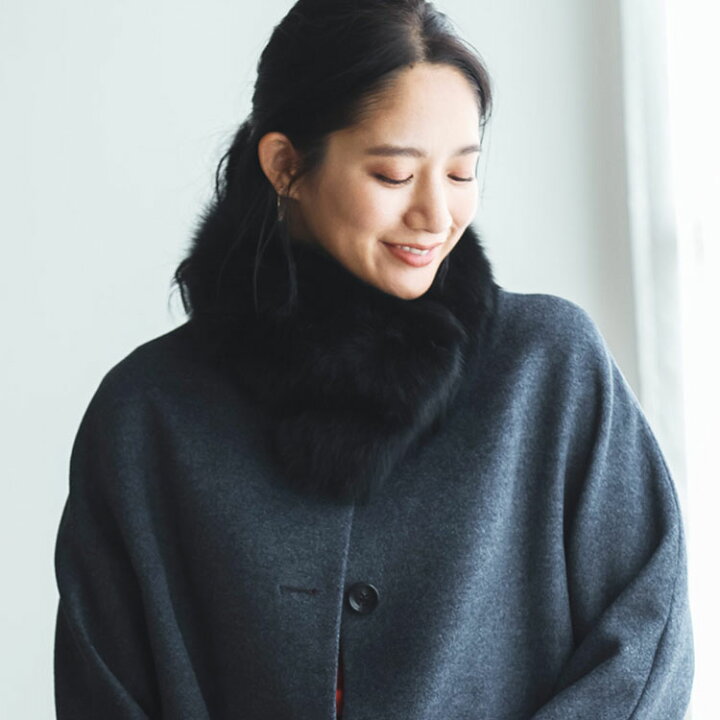 楽天市場】ファー マフラー レディース ふわふわ フォックス カラー 