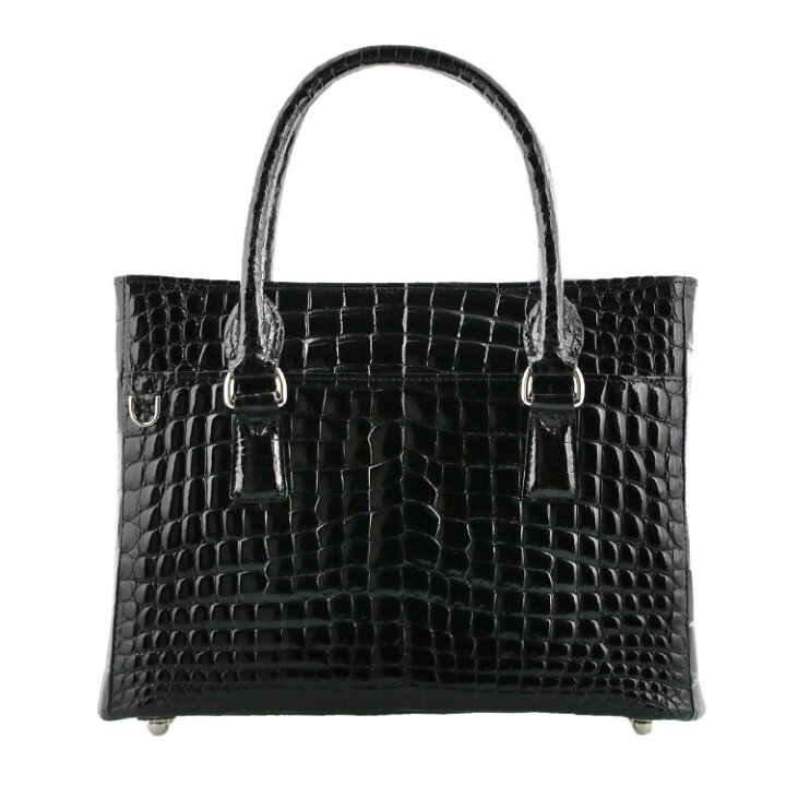 楽天市場】【5％オフクーポン】クロコダイル ハンドバッグ  