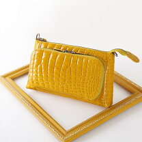 COCCO FIORE イエロー クロコダイル風 ハンドバッグ - メルカリ