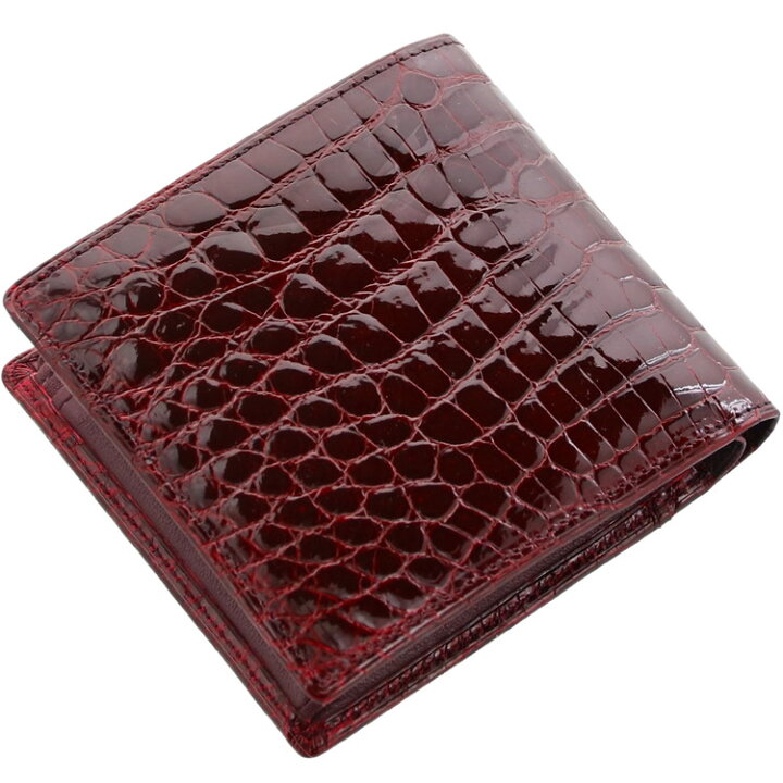 楽天市場】【24h限定10%off】日本製 クロコダイル 折り財布 