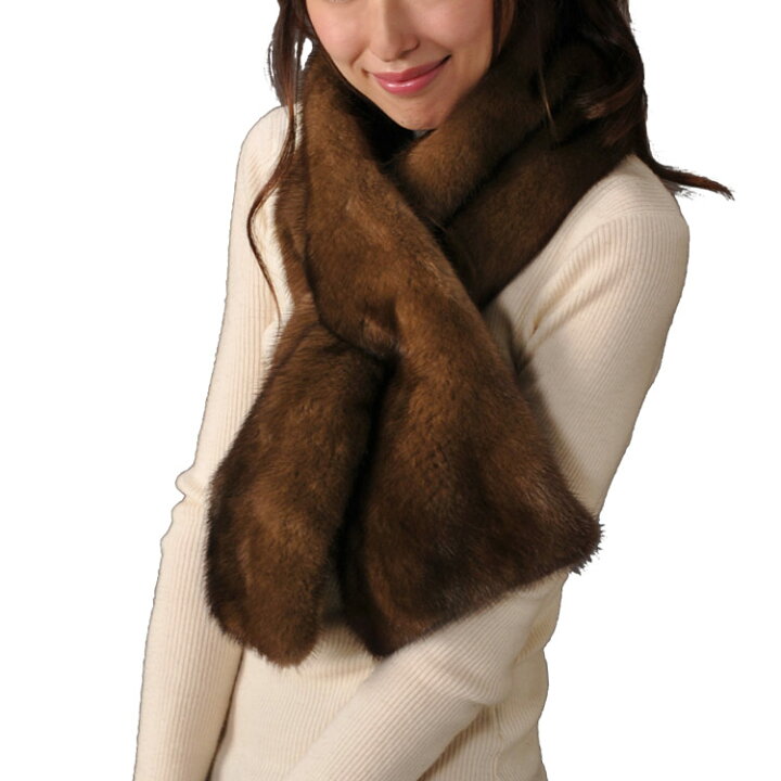 楽天市場】【40%OFFクーポン!】KOPENHAGEN FUR ミンク ファーマフラー 
