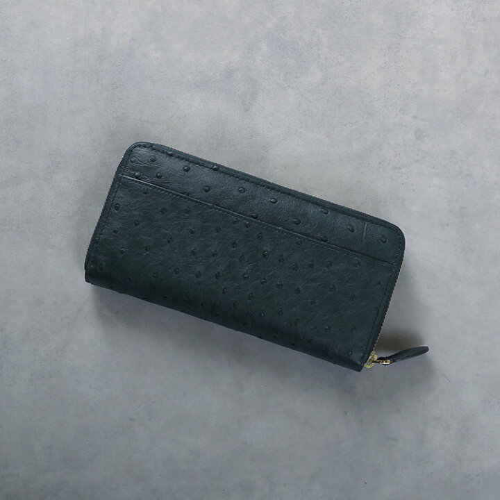 楽天市場】【10％off】フルポイントオーストリッチ 長財布 メンズ 
