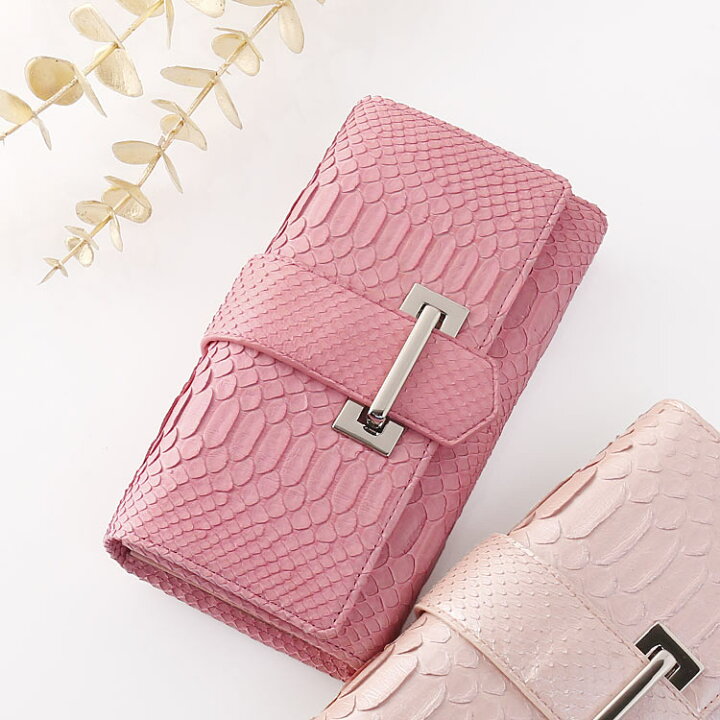 楽天市場】ダイヤモンド パイソン 長財布 レディース 財布 本革 ベルト  