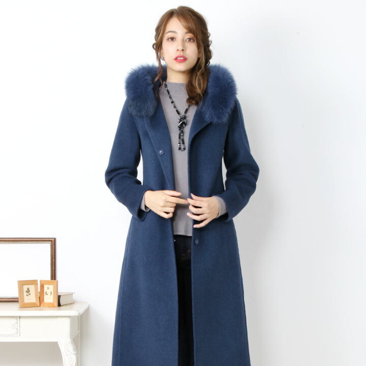 楽天市場】【お得なクーポン発行中!】カシミヤ ブレンド ウール ロング  