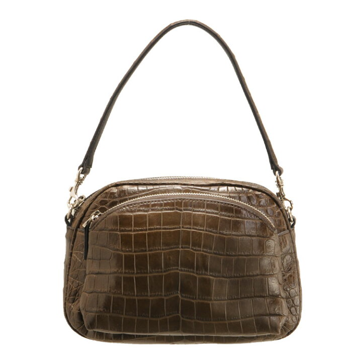 楽天市場】クロコダイル 2WAY ミニショルダーバッグ レディース マット  