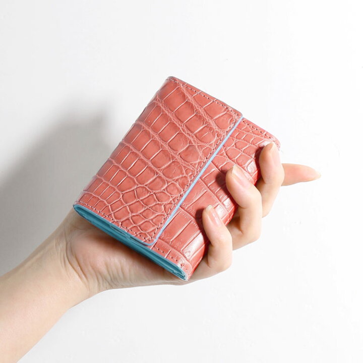楽天市場】【4h限定20%off】ミニ財布 クロコダイル マット レディース  