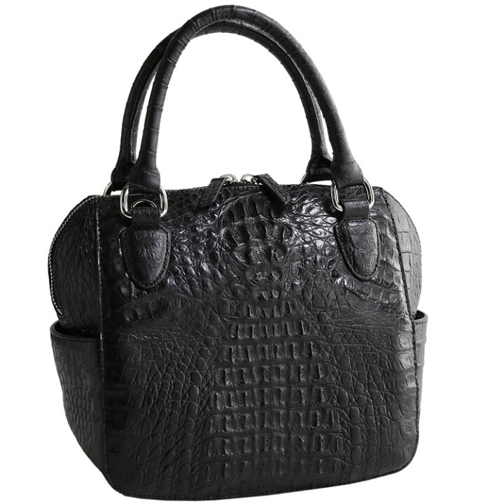 楽天市場】カイマン ハンド バッグ マット加工 2WAY 牛革 レディース  