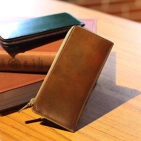 コードバン 長財布 メンズ コンパクト 財布 L字ファスナー doob London 日本製 馬革 レザー 本革【名入れ 可能】 コンパクト財布 小さい財布 シンプル ブランド プレゼント ギフト 4FC (09000149-mens-1r)
