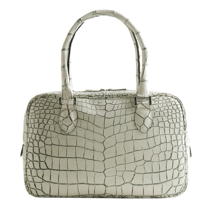 楽天市場】クロコダイル ハンドバッグ レディース 日本製 ラウンド  