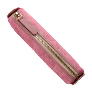 【5%オフクーポン】ペンケース スリム レディース ブランド ALV エーエルブイ イタリア製 筆箱 ロング サイズ モノグラム 生地 コットン デニム シンプル 女性 おしゃれ 仕事 ビジネス 普段