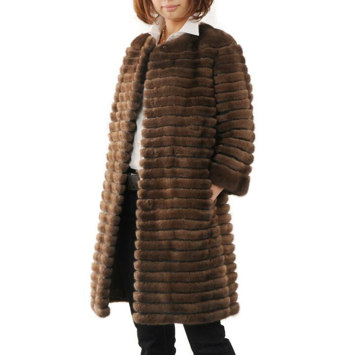 楽天市場】【40%OFFクーポン!】KOPENHAGEN FUR ミンク ノーカラー 