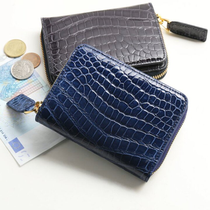 楽天市場】【お財布クーポン10％OFF】クロコダイル ミニ財布 