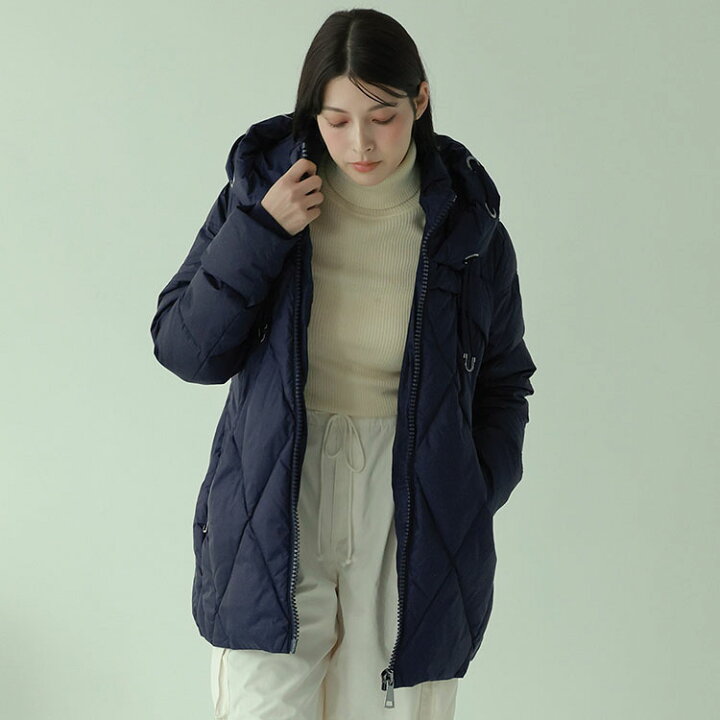 楽天市場】【お得なクーポン発行中!】ダウンコート レディース ミドル  