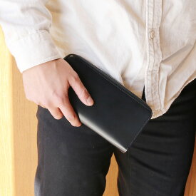 【5％オフクーポン】長財布 レディース ホースレザー 本革 日本製 馬革 財布 ラウンドファスナー カード 大容量 光沢 ウォレット【名入れ 可能】ブラック ブラウン 女性 春財布 ギフト プレゼント 4FC (09000435r)