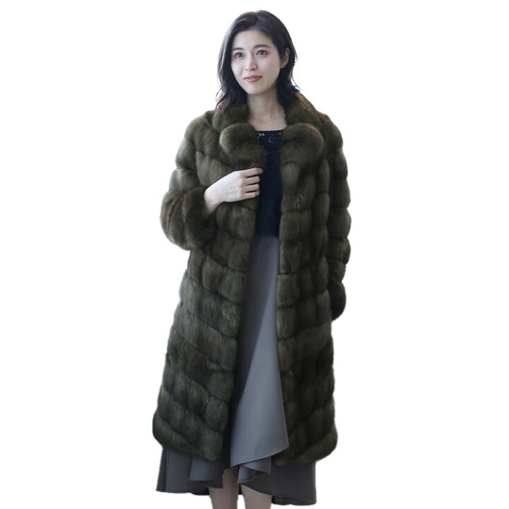 最高級 ロシアンセーブル コート - 毛皮・ファーコート 