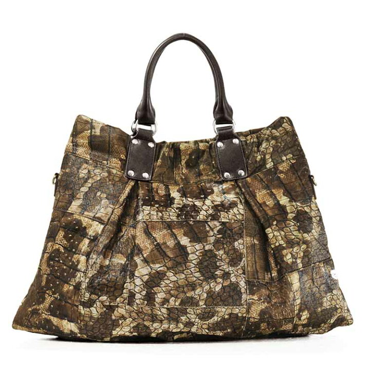楽天市場】オーストリッチ トートバッグ クロコダイル プリント 2way  