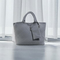 楽天市場】編み込み バッグ（カラーグレー）（バッグ｜バッグ・小物 