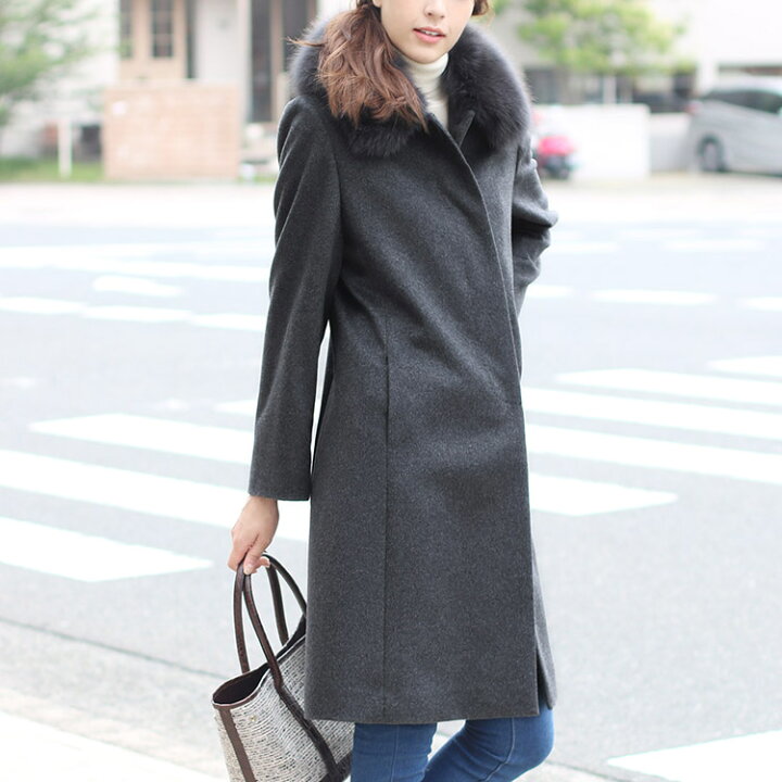 楽天市場】【5%オフクーポン】コート レディース カシミヤ 100% ロング  