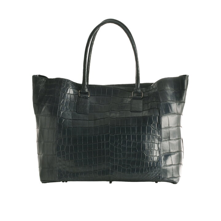 楽天市場】クロコダイル トートバッグ マット加工 ポーチ付き  