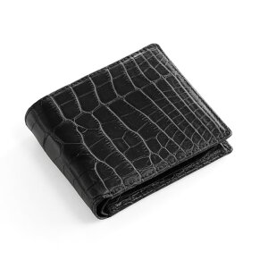 【5%offクーポン】アリゲーター 折り財布 無双 マット加工 一枚革 メンズ 財布 サイフ ウォレット 折財布 折りサイフ 本革 本皮 皮 革サイフ さいふ 開運財布 クリスマス ギフト プレゼント 一