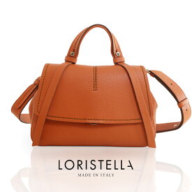 バッグ レディース 2way ショルダー ブランド LORISTELLA イタリア 本革 ハンドバッグ フラップ きれいめ 大人 小さめ レザーバッグ 斜めがけ ロリステッラ フォーマル 牛革 通勤 卒業式 入学式 母 黒 4FB (07000467r) クリスマス ギフト プレゼント