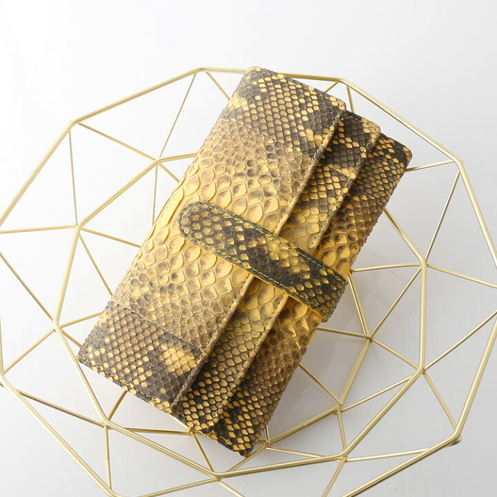 楽天市場】ギャルソン 長財布 レディース ダイヤモンド パイソン 大  