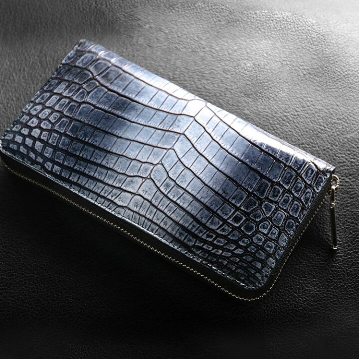 楽天市場】クロコダイル 長財布 ラウンドファスナー 財布 内装  