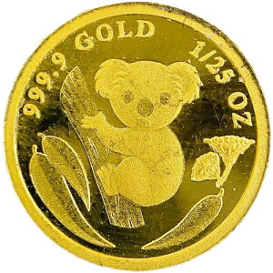 コアラ金貨 クック諸島 2015年 24金 1.2g 1/25オンス 純金 コイン イエローゴールド コレクション Gold