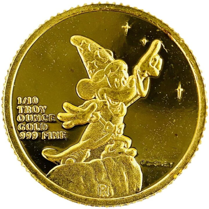 楽天市場 ミッキー金貨 ディズニー 24金 3 1g 1 10オンス コイン イエローゴールド コレクション Gold 美品 39宝飾販売店