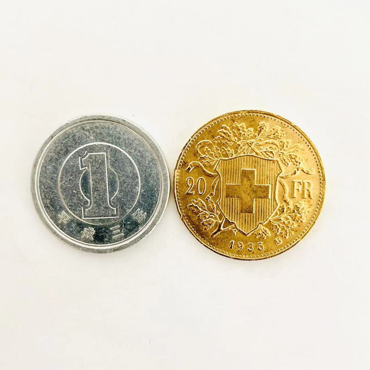 楽天市場】アルプス 少女ブレネリ 金貨 HELVETIA スイス 20フラン 1935  
