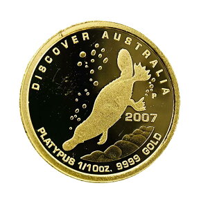オーストラリア金貨 15ドル 1/10オンス 2007年 24金 純金 3.1g コイン ペンダントトップ コレクション