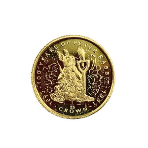 ピーターラビット金貨 ジブラルタル エリザベス女王 1/25オンス 1993年 1.2g 24金 純金 イエローゴールド コレクション Gold