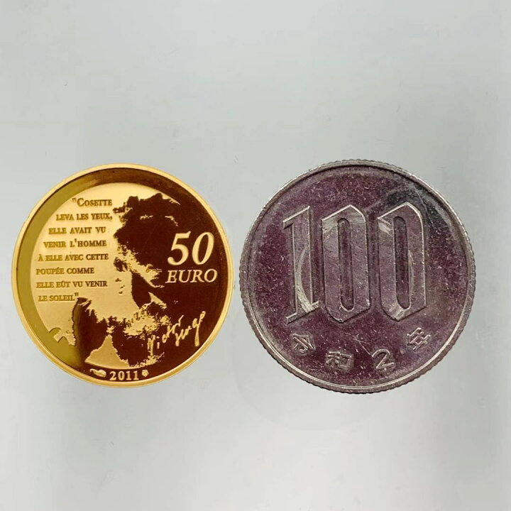 楽天市場】フランス レ・ミゼラブル(コゼット) 50ユーロ金貨 金位920 