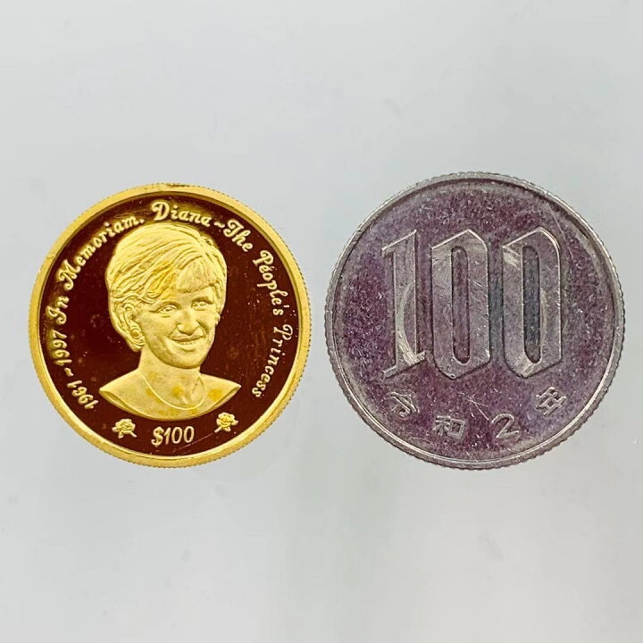 楽天市場】ダイアナ妃記念金貨 ニウエ NIUE 100ドル金貨 6.2g 1997年 