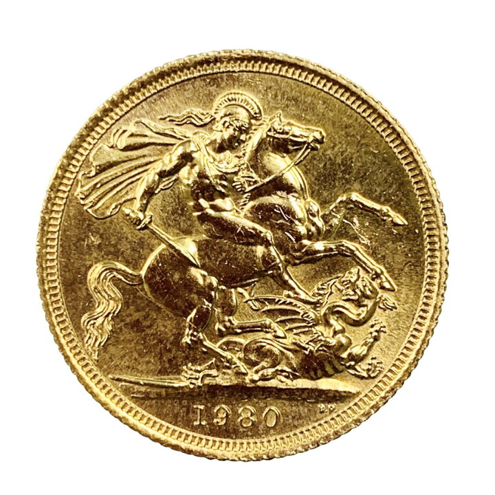 楽天市場】エリザベス2世 金貨 イギリス ソブリン 美品 1980年 22金  