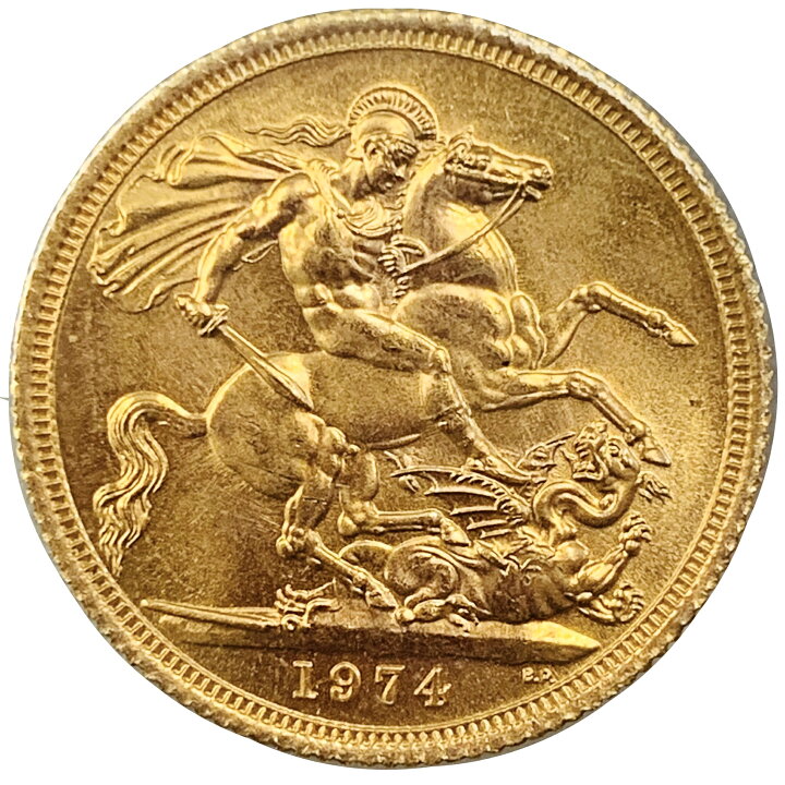 楽天市場】エリザベス2世 金貨 イギリス ソブリン 美品 1974年 22金 