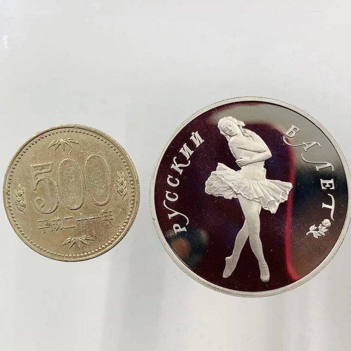 楽天市場】パラジウム貨幣 回転バレリーナ ロシア pd999 純パラジウム 