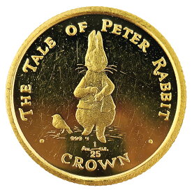 ピーターラビット金貨 ジブラルタル エリザベス女王 1/25オンス 1998年 1.2g 24金 純金 イエローゴールド コレクション Gold
