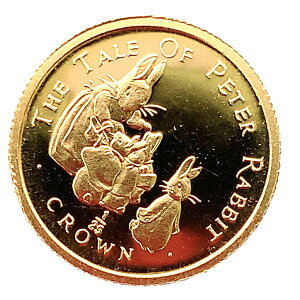 ピーターラビット金貨 ジブラルタル エリザベス女王 1/25オンス 1994年 1.2g 24金 純金 イエローゴールド コレクション Gold