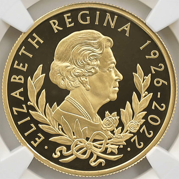 楽天市場】2022 英国 エリザベス2世女王陛下 追悼記念 100ポンド 金貨 