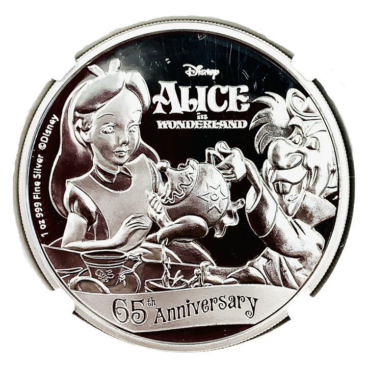 楽天市場】NGC PF68 ディズニー銀貨 不思議の国のアリス 2016年 銀貨  