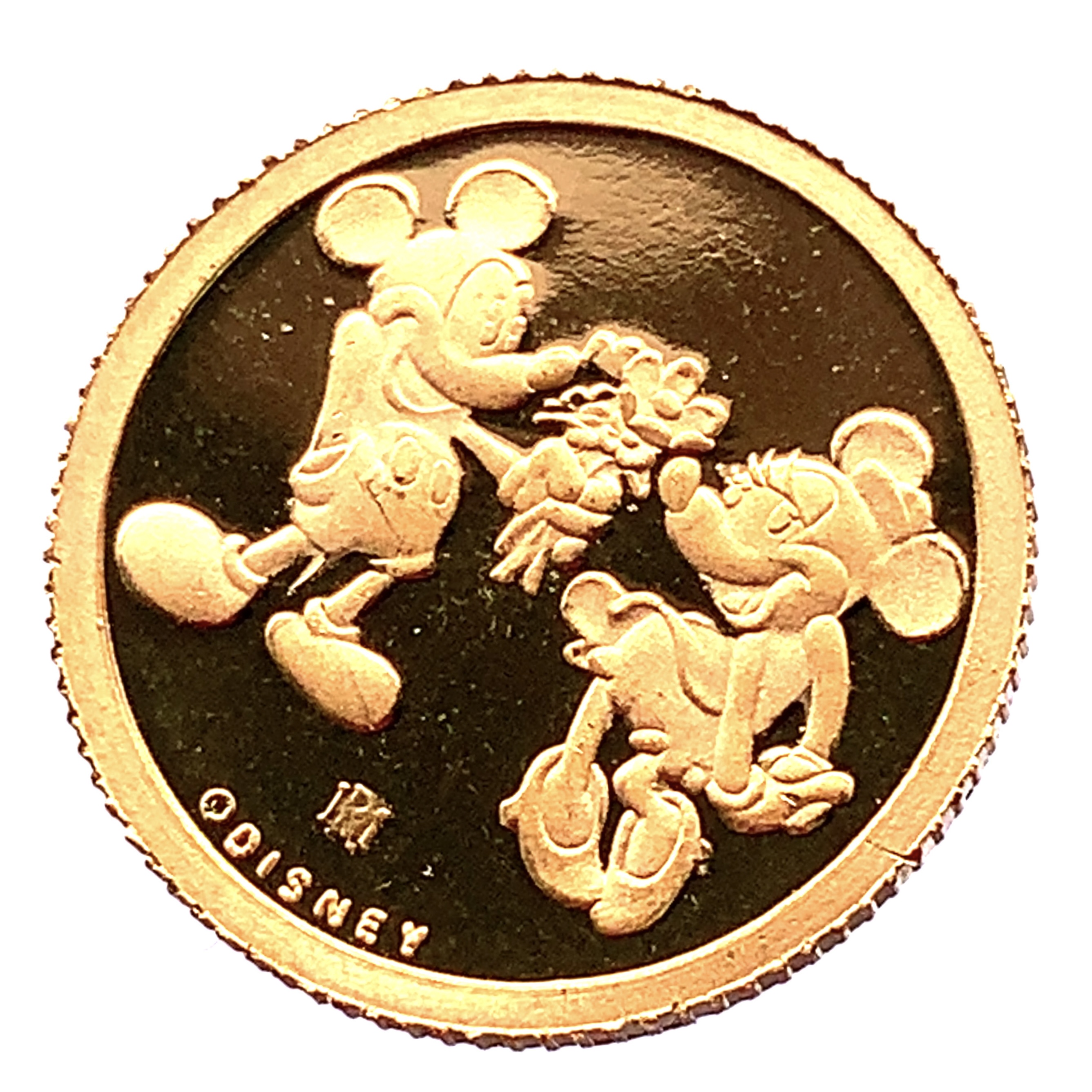 ディズニー金貨 ミッキー 24金 純金 3.1g コイン イエローゴールド コレクション Gold