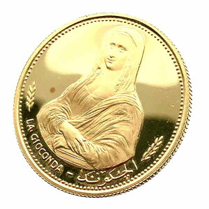 モナリザ金貨 K21.6 1970年 コイン 5.2g シャールジャ イエローゴールド コレクション Gold