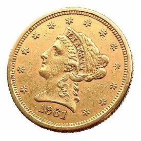 自由の女神 イーグル金貨 リバティ アメリカ 1861年 21.6金 4.1g コイン イエローゴールド コレクション Gold 美品