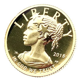 リバティ イーグル金貨 アメリカ 2018年 24金 純金 3.1g 1/10オンス コイン イエローゴールド コレクション Gold