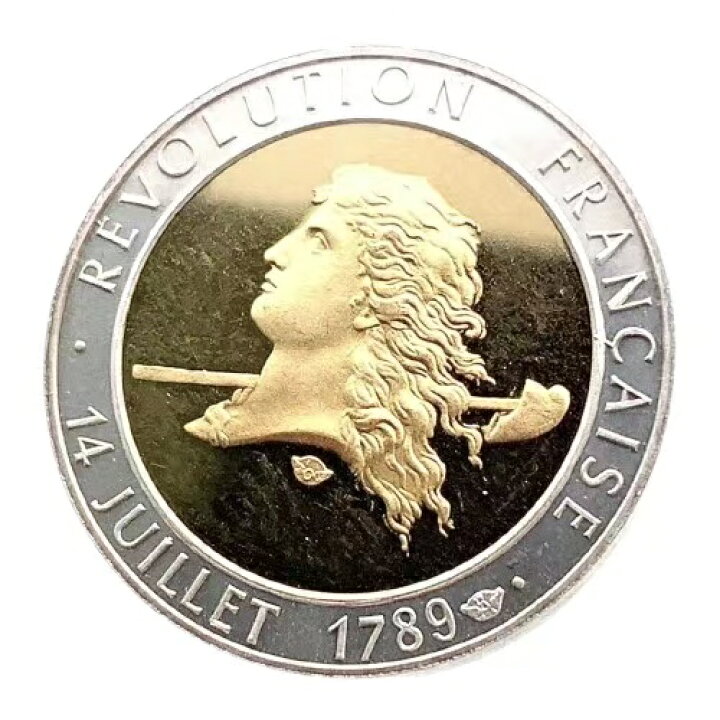 楽天市場】フランス革命200年記念金貨 1989年 10.3g SV950 / K22 