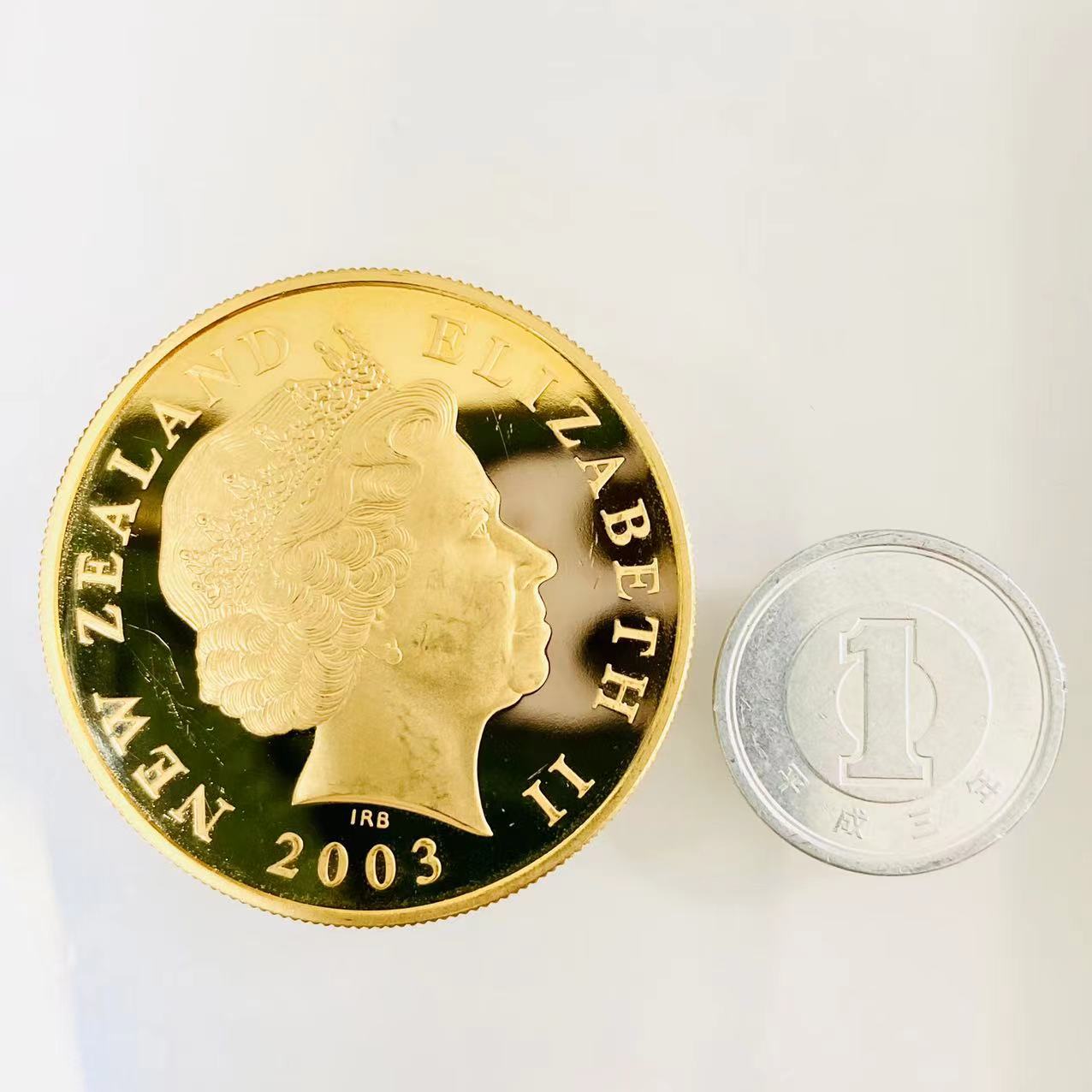 楽天市場】ニュージーランド金貨 2003年 39.9g 22金 イエローゴールド